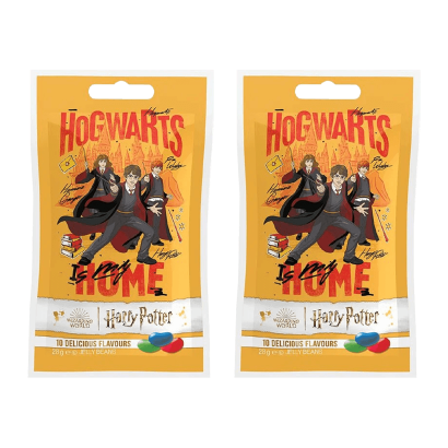 Набір Цукерки Жувальні 2шт Jelly Belly Harry Potter Hogwarts Beans 10 Good Flavours 28g - Retromagaz