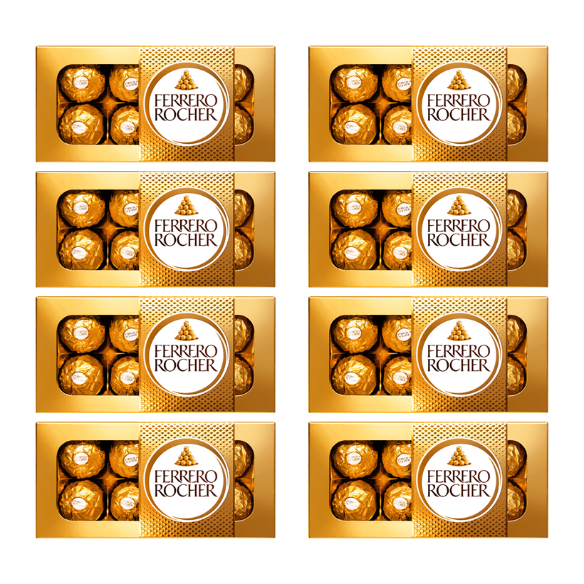 Набор Конфеты 8шт Ferrero Rocher Mini 100g - Retromagaz
