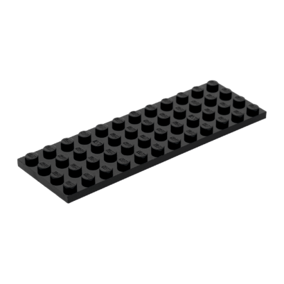 Пластина Lego Обычная 4 x 12 3029 302926 Black 4шт Б/У - Retromagaz