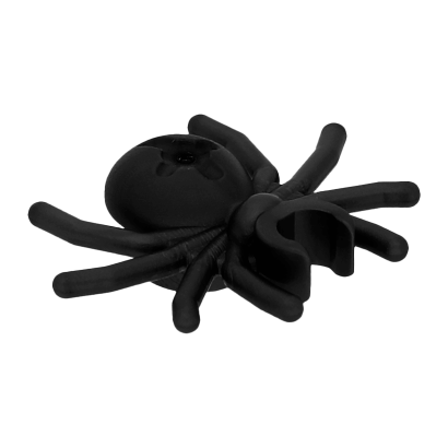 Фигурка Lego Земля Spider with Round Abdomen and Clip Animals 30238 1 4113209 Black 10шт Б/У - Retromagaz