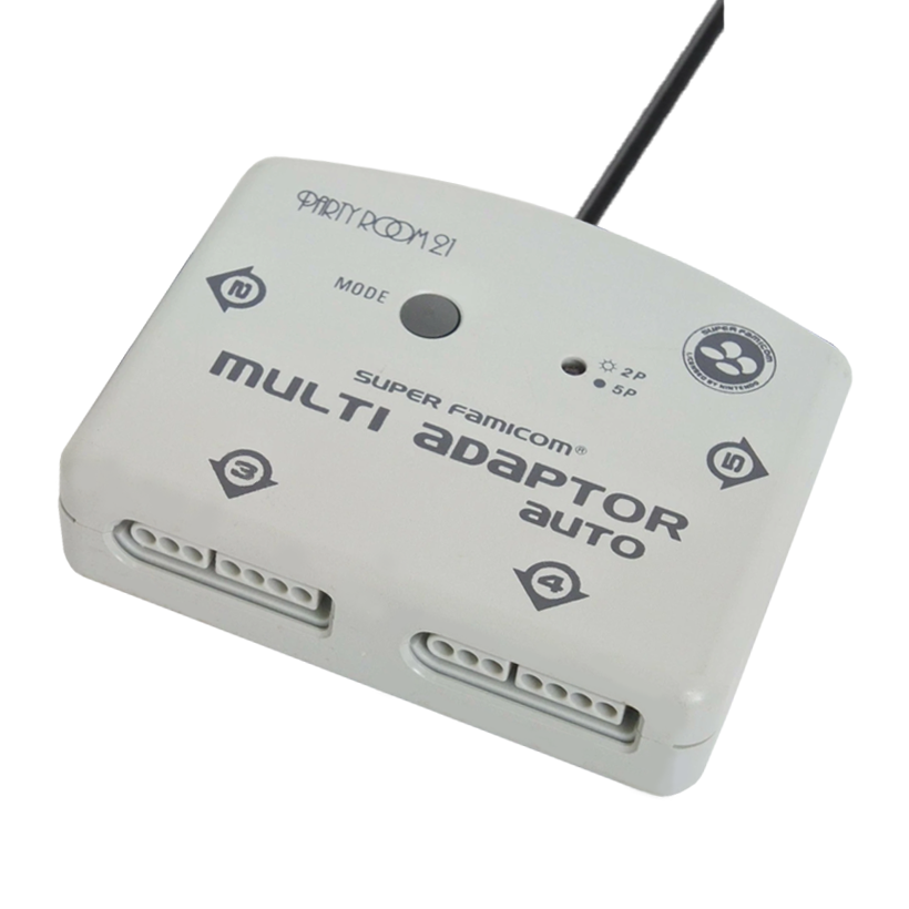 Multitap Проводной Party Room 21 SNES Adaptor Auto 5P Grey 0.3m Б/У - Retromagaz