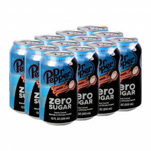 Набор Напиток Dr Pepper 12шт Creamy Coconut Limited Edition Zero Sugar 355ml - Retromagaz