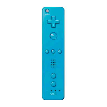 Контролер Бездротовий Nintendo Wii RVL-003 Remote Blue Б/У - Retromagaz