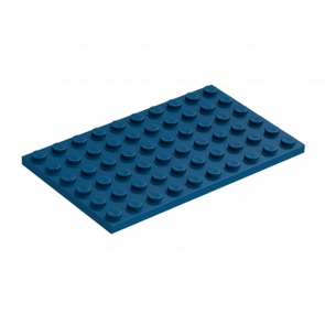 Пластина Lego Звичайна 6 x 10 3033 4252315 4512719 6200659 Dark Blue 2шт Б/У - Retromagaz