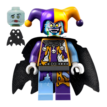 Фігурка Lego Lava Monster Army Jestro Bright Light Orange and Dark Purple Nexo Knights nex087 Б/У - Retromagaz