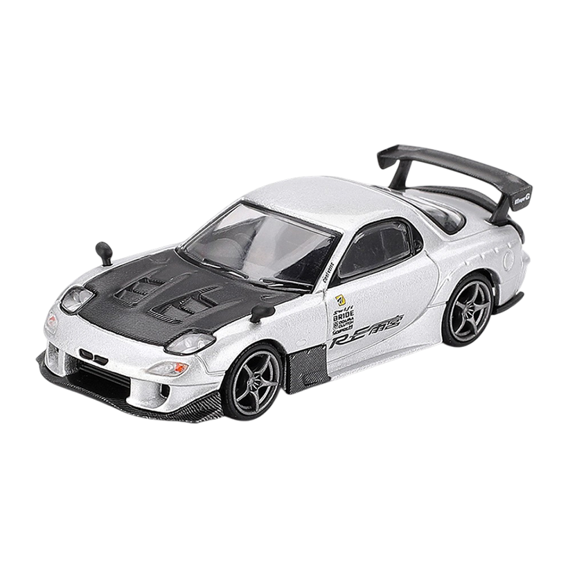 Машинка Premium MINI GT Mazda RX-7 RE-Amemiya 1:64 MGT01106 Silver - Retromagaz