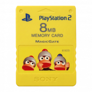 Карта Памяти Sony PlayStation 2 SCPH-10020 Saru Getchu aka Ape Escape Limited Edition 8MB Yellow Б/У - Retromagaz