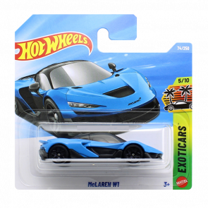 Машинка Базова Hot Wheels McLaren W1 Exotics 1:64 JJJ39 Blue - Retromagaz