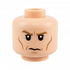 Голова Lego Імперія Director Krennic Male Dark Tan Eyebrows White Pupils Cheek Lines Star Wars 3626pb1752 sw0781 6160955 Light Nougat Б/У - Retromagaz