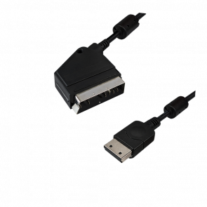 Кабель Sega Dreamcast MK-55161 SCART RGB Europe - AV Multi Out Black 1.8m Б/У - Retromagaz