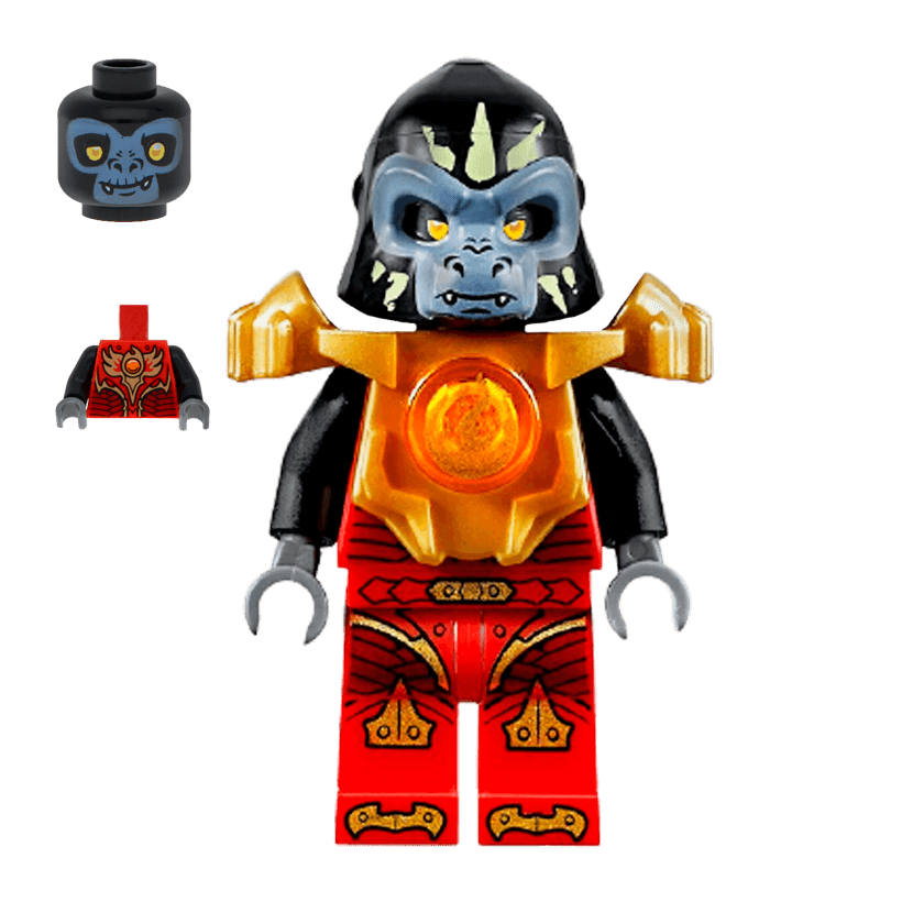 Фігурка Lego Gorilla Tribe Gorzan Legends of Chima loc091 Б/У - Retromagaz