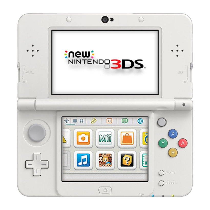 Консоль Nintendo 3DS FAT New Animal Crossing Limited Edition Модифицированная 32GB White + 10 Встроенных Игр Б/У - Retromagaz