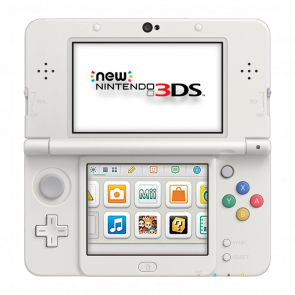 Консоль Nintendo 3DS FAT New Animal Crossing Limited Edition Модифицированная 32GB White + 10 Встроенных Игр Б/У - Retromagaz