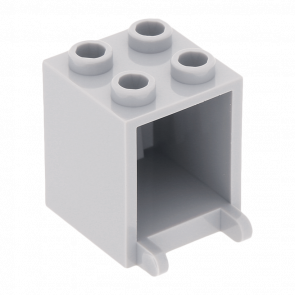 Ємність Lego 2 x 2 x 2 Box 4345 30060 4211491 Light Bluish Grey 20шт Б/У - Retromagaz