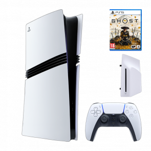 Набор Консоль Sony PlayStation 5 Pro 2TB White Новый  + Игра Ghost of Yotei Русская Озвучка + Дисковод Slim Disc Drive