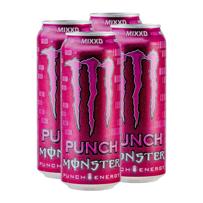 Напій Енергетичний 4шт Monster Energy Punch Mixxd 500ml - Retromagaz