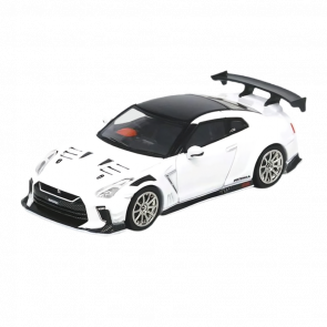Машинка Premium INNO64 Nissan GT-R R35 TOP SECRET Tokyo Auto Salon 2021 1:64 IN64-R35TS-TAS2021 White - Retromagaz