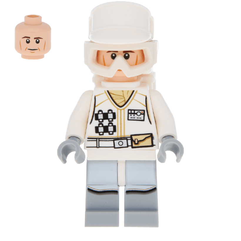 Фигурка Lego Повстанец Hoth Trooper White Uniform Star Wars sw0708 Б/У - Retromagaz