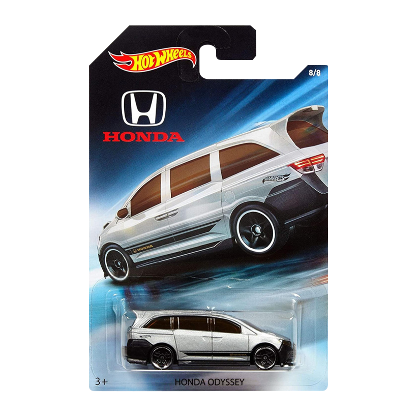Тематическая Машинка Hot Wheels Honda Odyssey Honda 70th Anniversary 1:64 FKD30 Silver - Retromagaz