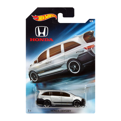 Тематична Машинка Hot Wheels Honda Odyssey Honda 70th Anniversary 1:64 FKD30 Silver - Retromagaz