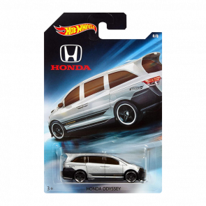 Тематическая Машинка Hot Wheels Honda Odyssey Honda 70th Anniversary 1:64 FKD30 Silver