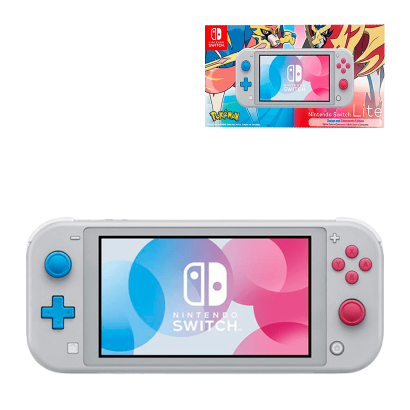 Консоль Nintendo Switch Lite Pokemon Zacian and Zamazenta Limited Edition 32GB Light Grey + Коробка Б/У - Retromagaz