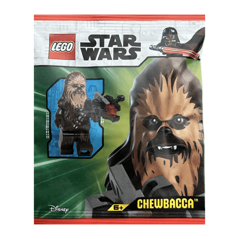Конструктор Lego Фігурка Chewbacca Medium Nougat Fur Paper Bag Star Wars 912404 sw0532 Новий - Retromagaz