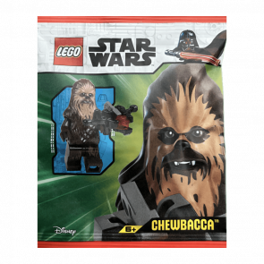 Конструктор Lego Фігурка Chewbacca Medium Nougat Fur Paper Bag Star Wars 912404 sw0532 Новий - Retromagaz