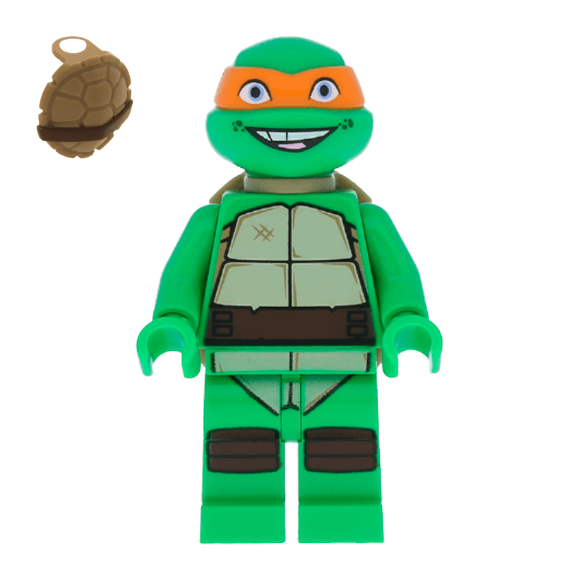 Фигурка Lego Teenage Mutant Ninja Turtles Michelangelo Cartoons tnt012 79100 Б/У - Retromagaz