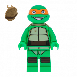 Фігурка Lego Teenage Mutant Ninja Turtles Michelangelo Cartoons tnt012 Б/У - Retromagaz