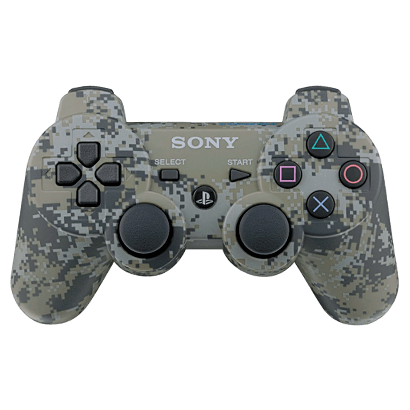 Геймпад Бездротовий Sony PlayStation 3 DualShock 3 Green Camo Б/У - Retromagaz
