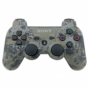 Геймпад Бездротовий Sony PlayStation 3 DualShock 3 Green Camo Б/У - Retromagaz