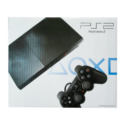 Коробка Sony PlayStation 2 Slim 9xxxx Black Б/У Хороший - Retromagaz