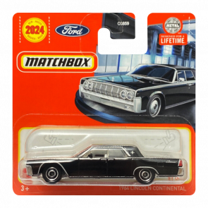 Машинка Велике Місто Matchbox 1964 Lincoln Continental Showroom 1:64 HVN35 Black - Retromagaz