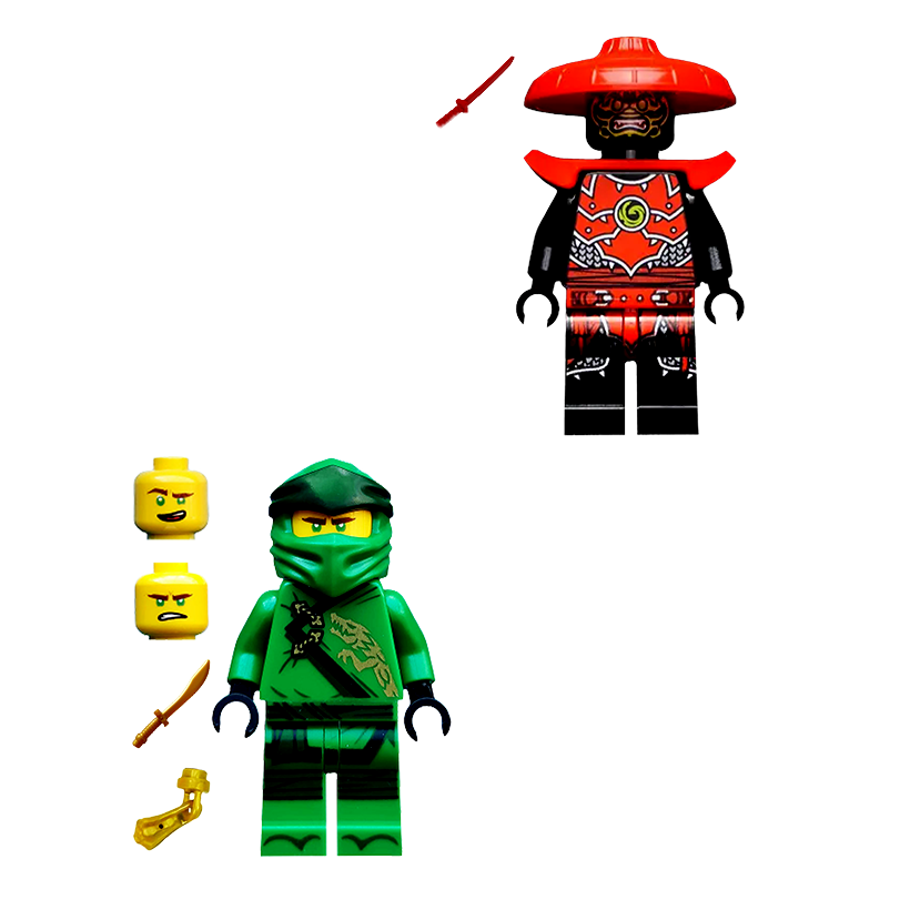 Фигурка Lego Ninjago 112006 2шт Новый Lloyd vs. Stone Warrior - Retromagaz