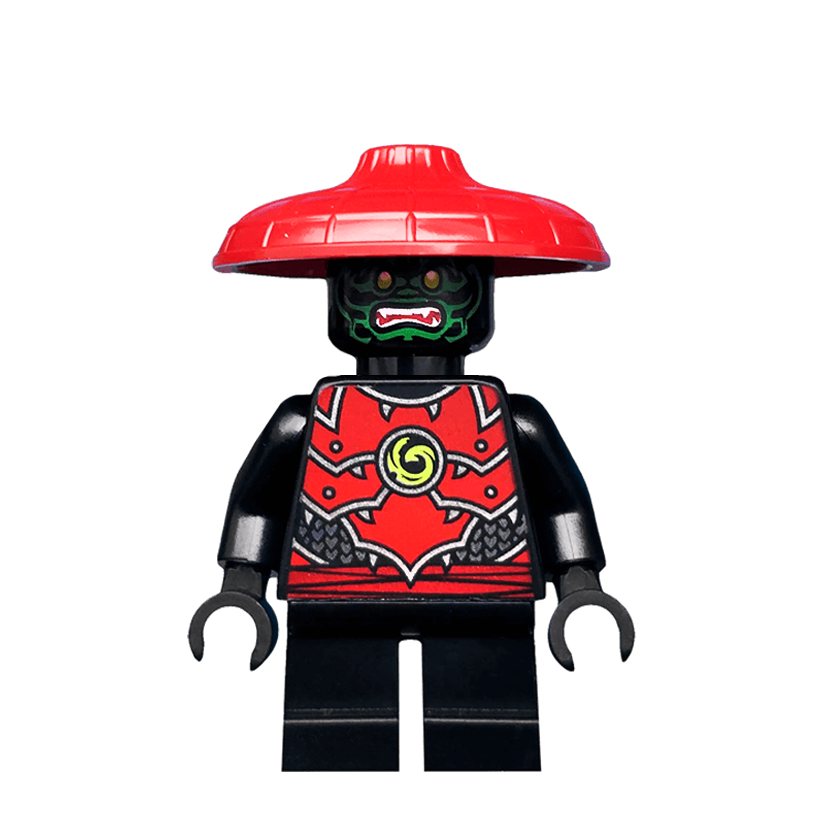 Фигурка Lego Stone Army Scout Green Face Ninjago njo0500 1 Б/У - Retromagaz