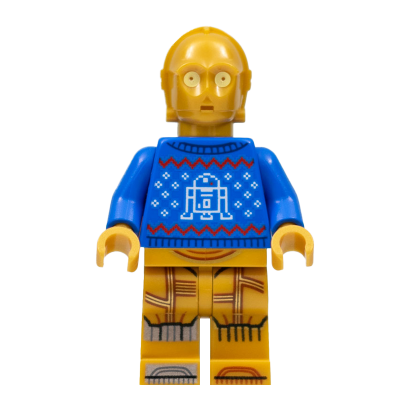 Фигурка Lego Дроид C-3PO Holiday Sweater Star Wars sw1238 Б/У - Retromagaz