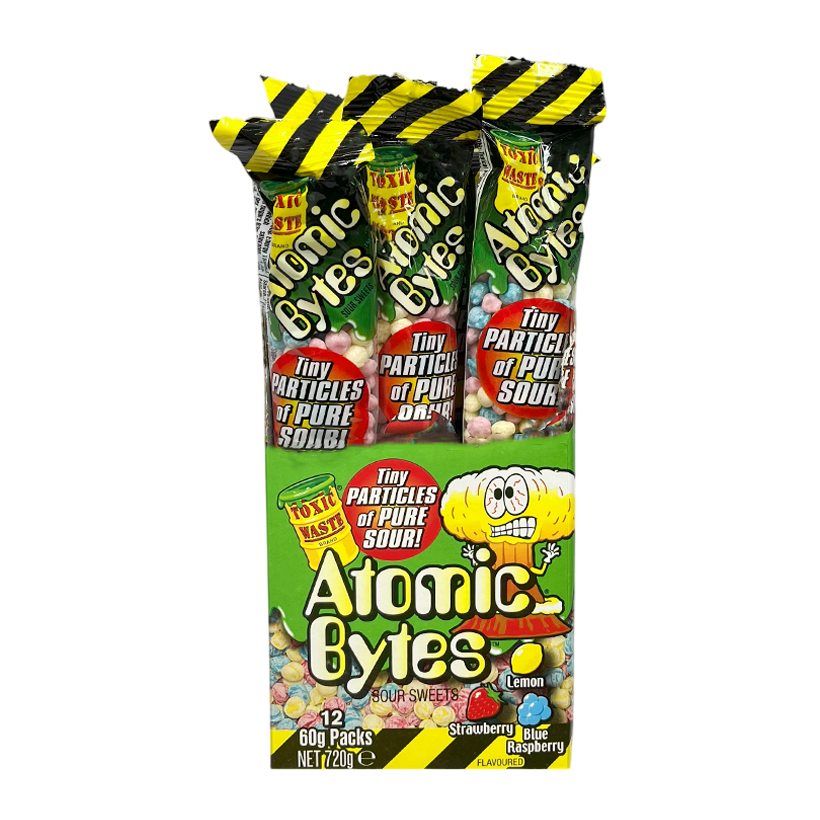 Набір Цукерки 12шт Toxic Waste Atomic Bytes 60g - Retromagaz