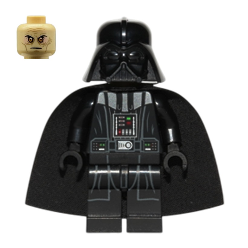 Фігурка Lego Джедай Darth Vader Tan Head Star Wars sw0586 75055 Б/У - Retromagaz