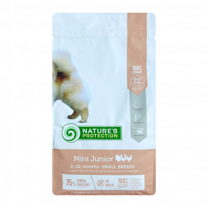 Сухий Корм для Собак Nature's Protection Mini Junior Small Breeds Домашня Птиця 2kg