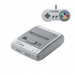 Набор Консоль Nintendo SNES Classic Mini Europe Light Grey + 20 Встроенных Игр Б/У + Геймпад Проводной - Retromagaz