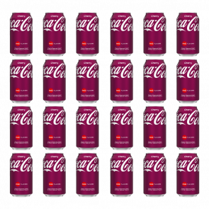 Набор Напиток Coca-Cola Cherry 330ml 24шт - Retromagaz