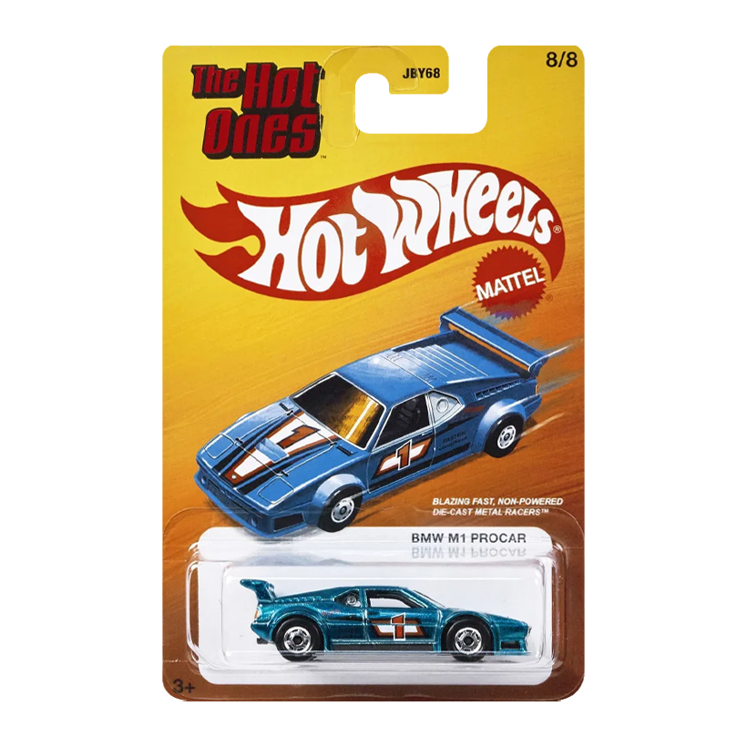 Тематична Машинка Hot Wheels BMW M1 Procar The Hot Ones 1:64 JBY76 Blue - Retromagaz