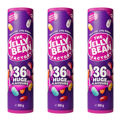 Набор Конфеты 3шт Jelly Beans Factory 36 Huge Flavours 90g - Retromagaz