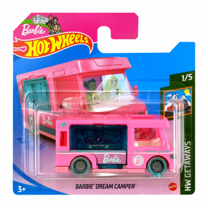 Машинка Базовая Hot Wheels Barbie Dream Camper Getaways 1:64 GRX39 Pink