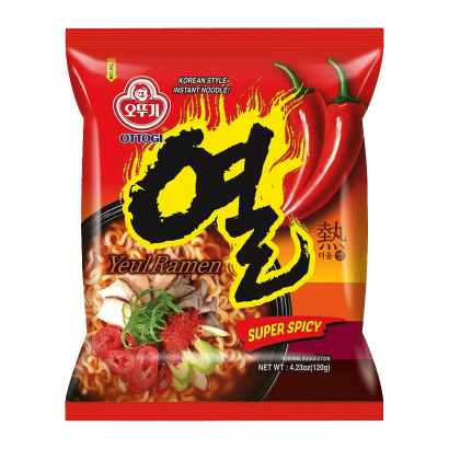 Лапша Ottogi Yeul Ramen Super Spicy Острая 120g - Retromagaz