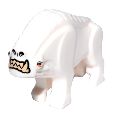 Фигурка Lego Hound Corellian Tan Teeth and Orange Eyes Pattern Animals Земля 36032pb01 6223408 White Б/У - Retromagaz