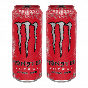 Набор Напиток Энергетический 2шт Monster Energy Ultra Red Zero Sugar 500ml Набор Напиток Энергетический 2шт Monster Energy Ultra Red Zero Sugar 500ml - Retromagaz