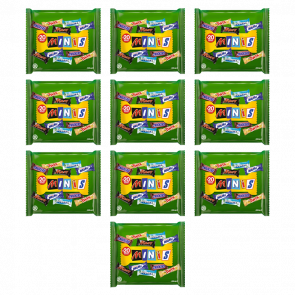 Набор Ассорти 10шт Mars Mini Snickers Twix Bounty Milky Way 20 Батончиков 400g - Retromagaz