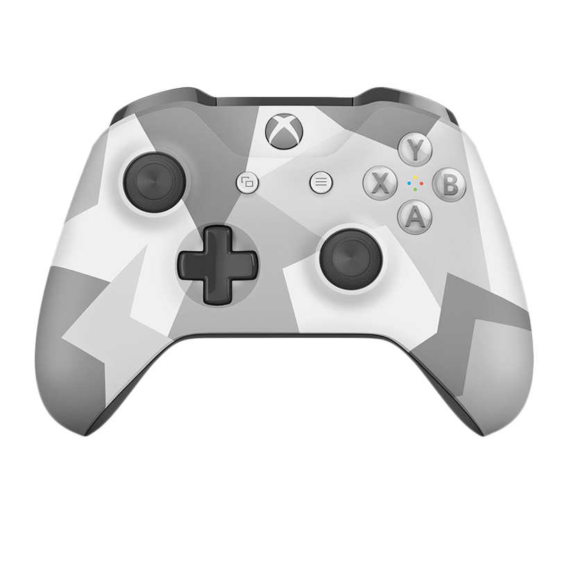 Геймпад Бездротовий Microsoft Xbox One Winter Forces Special Edition Version 2 Black White Б/У - Retromagaz
